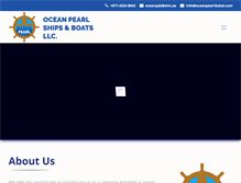 Tablet Screenshot of oceanpearldubai.com